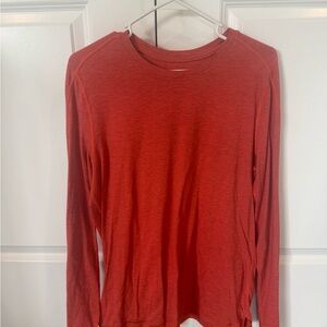 lululemon athletica burnt orange Long Sleeve Tee